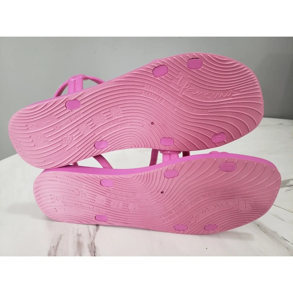 NEW - Ipanema Womens Solar Sandal SIZE 10 - FLAT JELLY‎ WATER SHOWER BEACH POOL